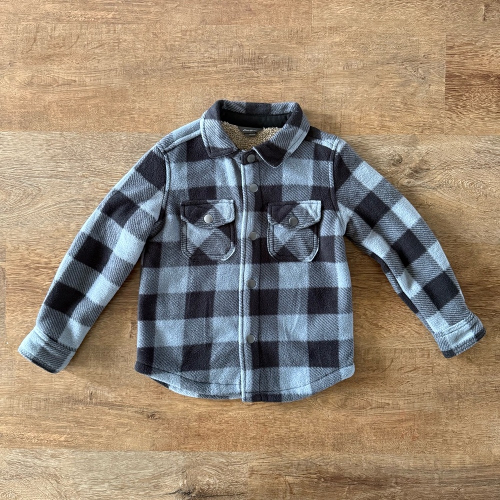 Eddie Bauer Plaid Shacket in 4/5